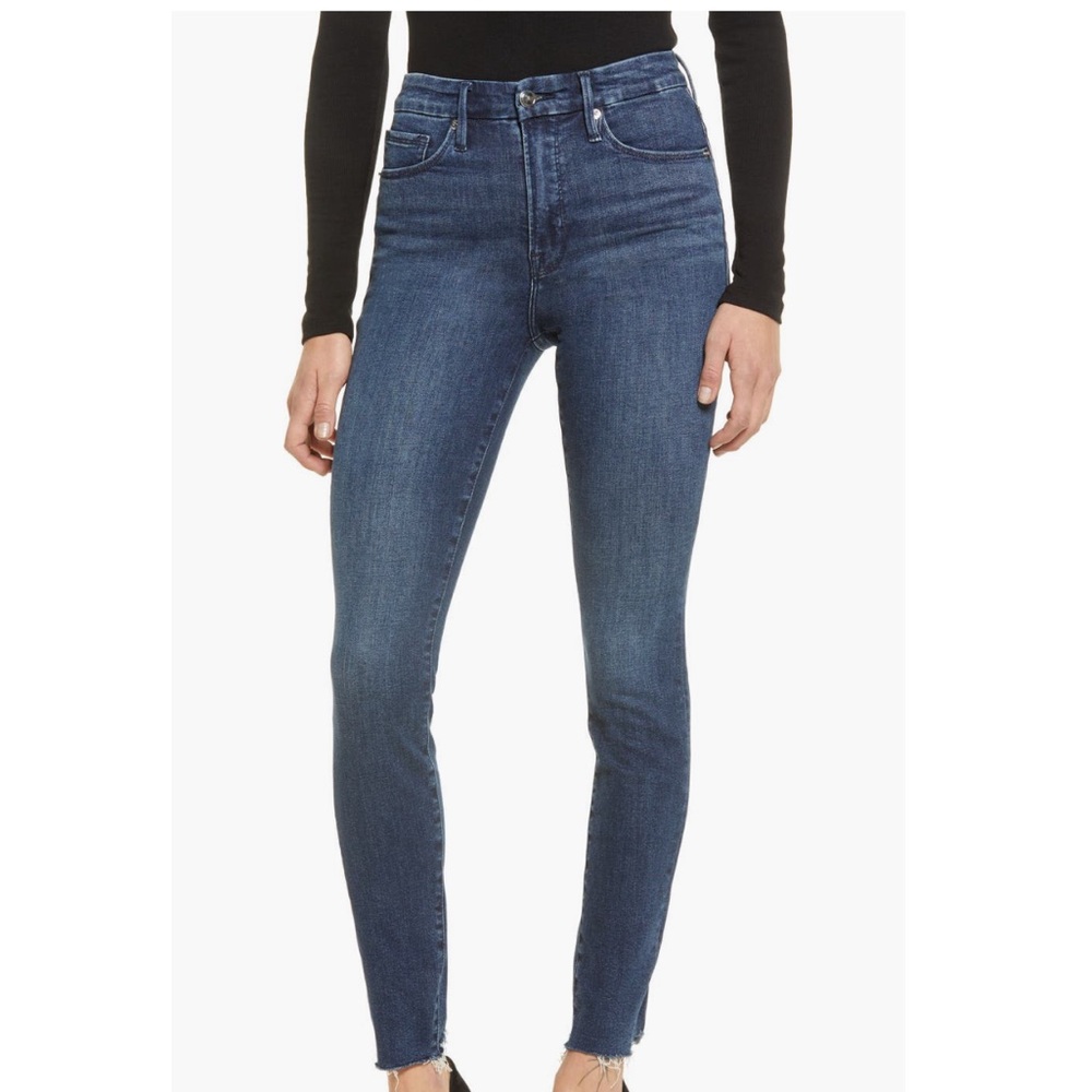 Good American Dark Blue Skinny Jeans